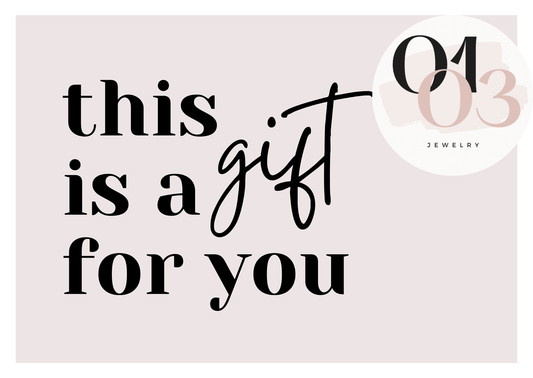 0103Jewelry Gift Card