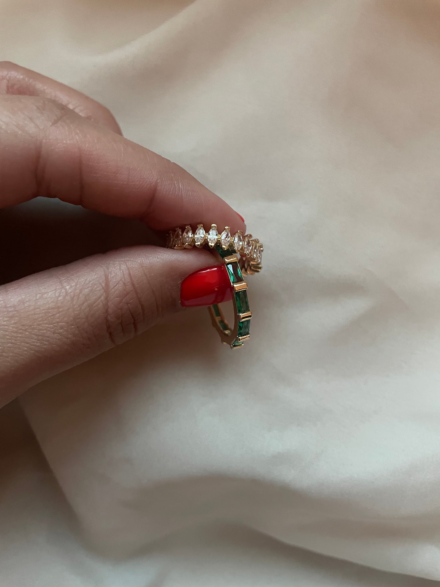 Elisha Emerald Ring