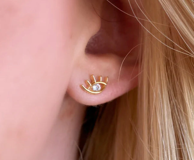 Eye Stud Earrings