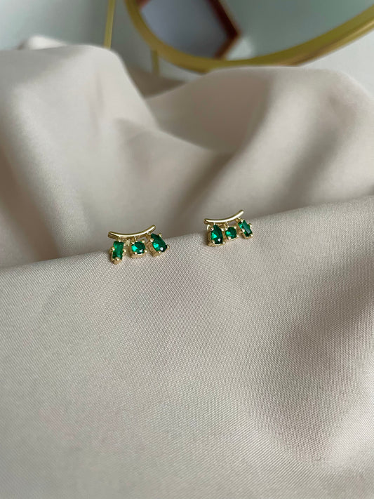 Drusilla Emerald Stud Earrings